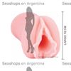 Masturbador con forma de vagina en silicona